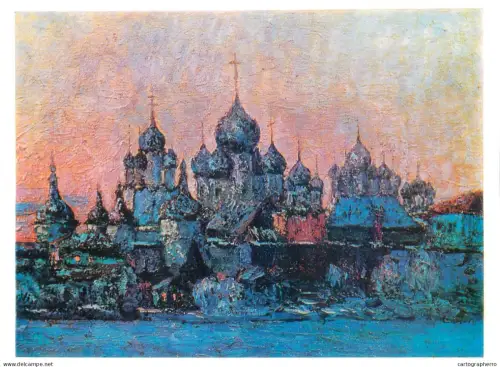 A5556 Paintings Nicolai Malachow View of the Rostov Kremlin overlooking the Nero Sea
