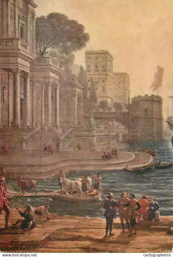 A5531 Paintings Landscape with the departure of Saint Paula from Rome to Ostia