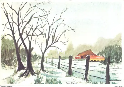 A5531 Paintings Winter landscape