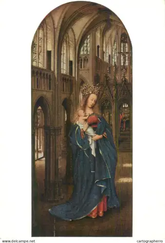 A5531 Paintings Maddona in churc