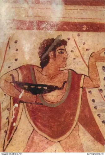 A5531 Paintings Tomb of the Lionesses fresco