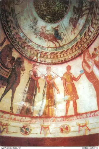 A5531 Paintings Fresco Thracian Tomb of Kazanlak