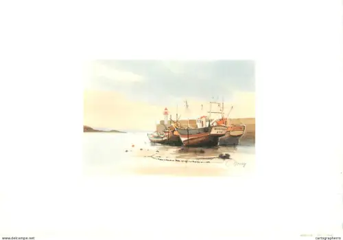 A5518 Paintings Jaque Noury France coast