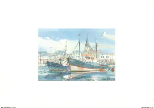 A5518 Paintings Andre Droy La Spenzia Golf