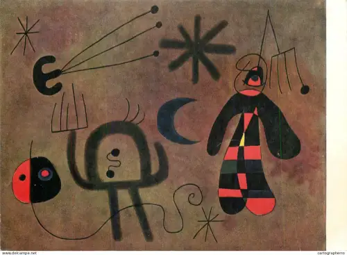 A5518 Paintings Joan MIRO the rocket bird