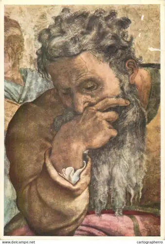 A5518 Paintings Michelangelo’s Sistine Ceiling Jeremiah