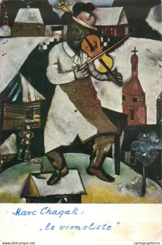 A5518 Paintings Marc Changall the violinist 1912