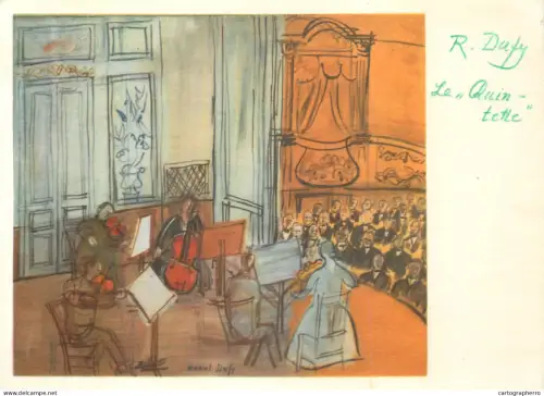 A5518 Paintings R. Dufy Le "Quinette"
