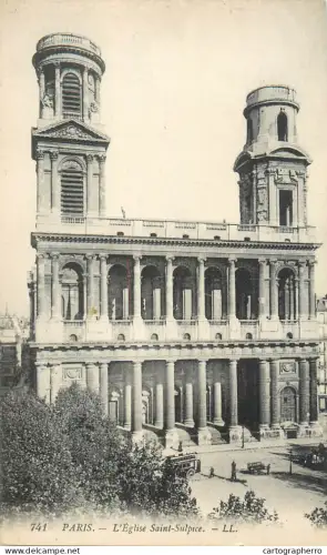 A5834 France Paris Eglise Saint Suplice