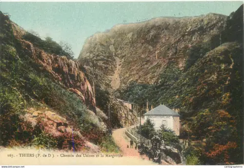 A5834 France Thiers Puy de Dome Chemin des Usines et la Margeride