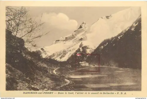 A5834 France Nancroix-sur-Peisey Allier et Massif de Bellecote