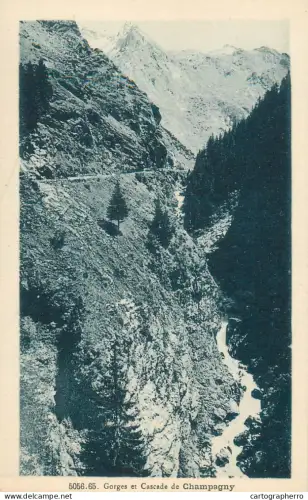 A5833 France Gorges et Cascade de Champagny (Savoie)
