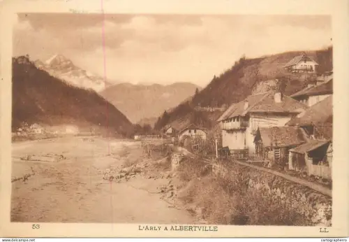 A5833 France Albertville Arly river scenery