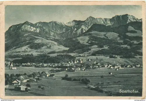 A5833 Germany Sonthofen panorama