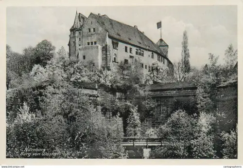 A5833 Germany Nurnberg Burg von Westen
