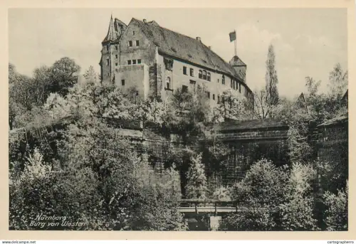 A5833 Germany Nurnberg Burg von Westen