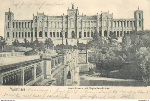A5833 Germany Munchen Maximilianeum mit Maximilians-Brucke