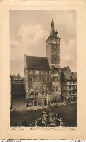 A5832 Germany Wurzburg Altes Rathaus