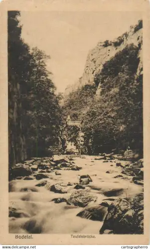 A5832 Germany Teufelsbrucke natural landscape view