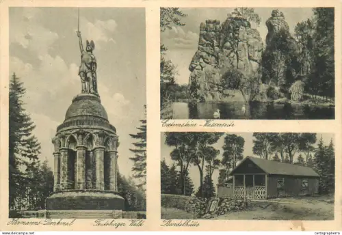 A5832 Germany Teutoburgerwald multi view souvenir