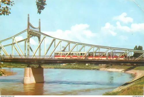 A5735 Romania Arad pod peste mures tramvai