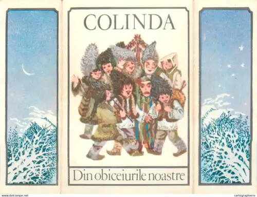 A5734 Romania Felicitare de iarna Colinda
