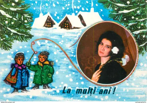 A5734 Romania Felicitare sarbatori iarna Ioana Dragan
