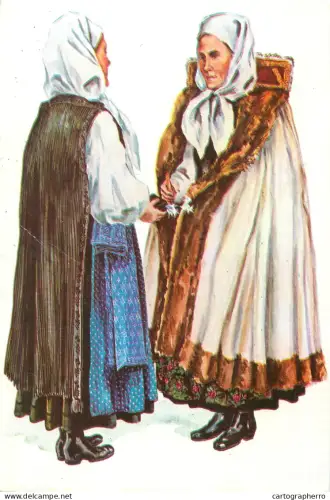A5533 Romania Port popular sases Silmnic Sibiu juliana dancu