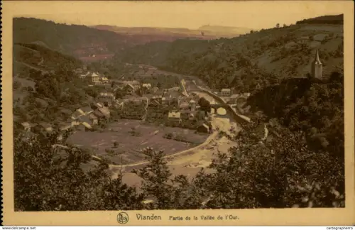 A5885 Luxembourg Vianden partie de la Vallee de l'Our