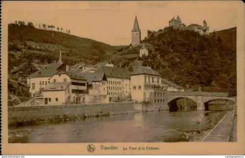 A5885 Luxembourg Vianden Pont et Chateau