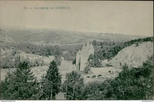 A5885 Belgium Durbuy vue panoramique souvenir