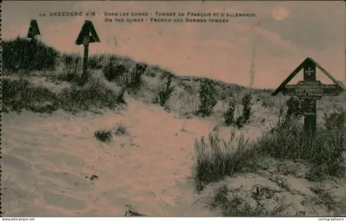 A5885 Belgium Bredene sur Mer dans les dunes