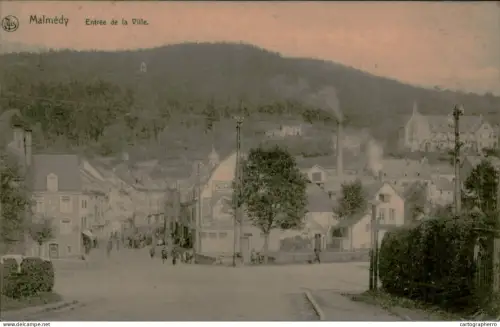 A5885 Belgium Malmedy entree de la Ville