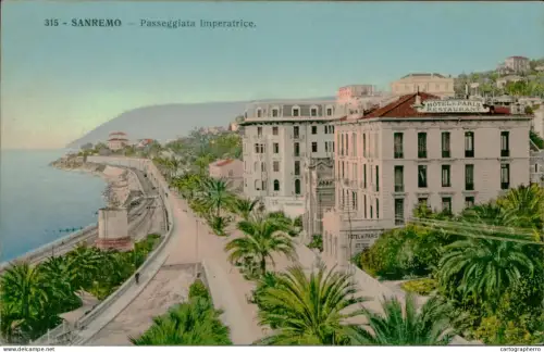 A5885 Italy Sanremo Passeggiata Imperatrice