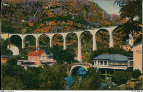 A5885 France Les Gorges du Loup (Alpes Maritimes) Le Viaduc et les Hotels