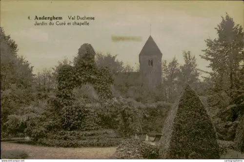 A5885 Belgium Auderghem Val Duchesse Jardin du Cure et Chapelle