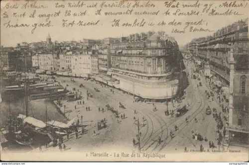 A5867 France Marseille Rue de la Republique
