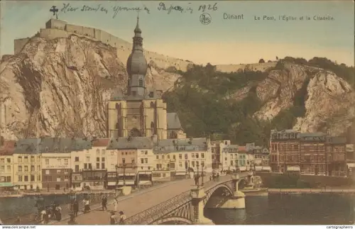 A5867 Belgium Dinant Le Pont, L'Eglise et la Citadelle