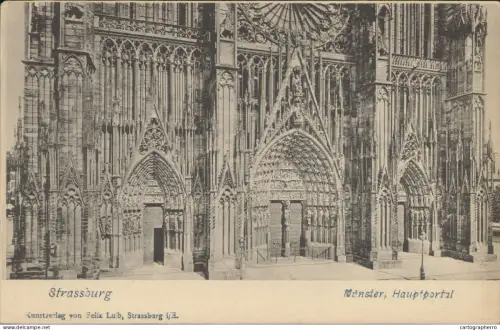 A5867 France Strasbourg Munster Hauptportal