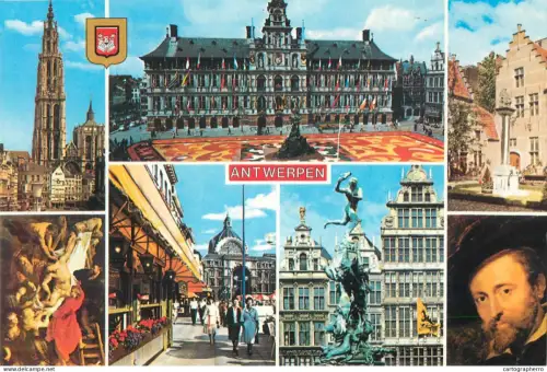 A5585 Belgium Antwerpen Brabo fountain Grand Market