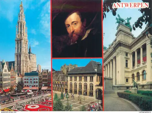 A5585 Belgium Antwerpen  Notre Damme Cathedral Peter Paul Rubens