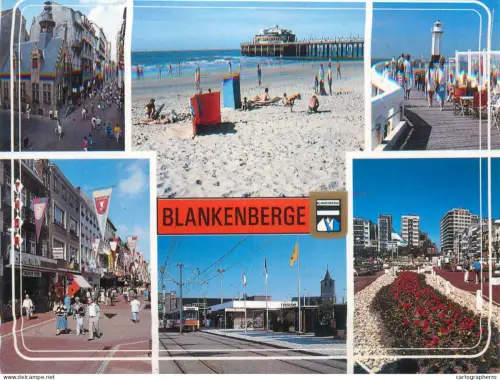 A5584 Belgium Blankenberge Pier beach