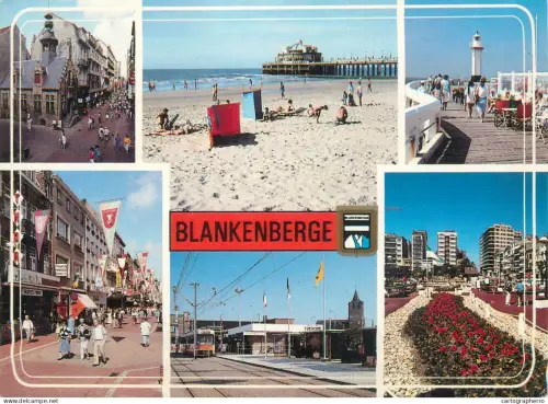A5584 Belgium Blankenberge Pier beach
