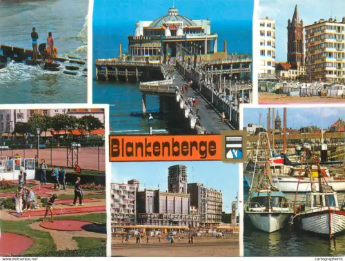 A5584 Belgium Blankenberge Pier casino park