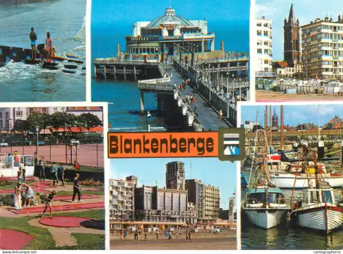 A5584 Belgium Blankenberge Pier casino park