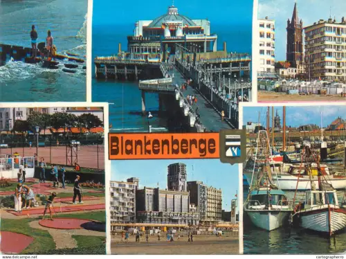 A5584 Belgium Blankenberge Pier casino park
