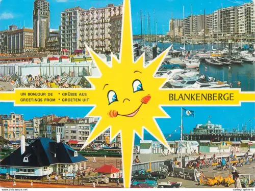 A5584 Belgium Blankenberge Pier, beach and casino
