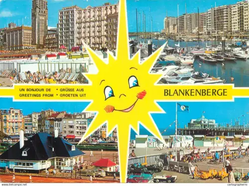A5584 Belgium Blankenberge Pier, beach and casino