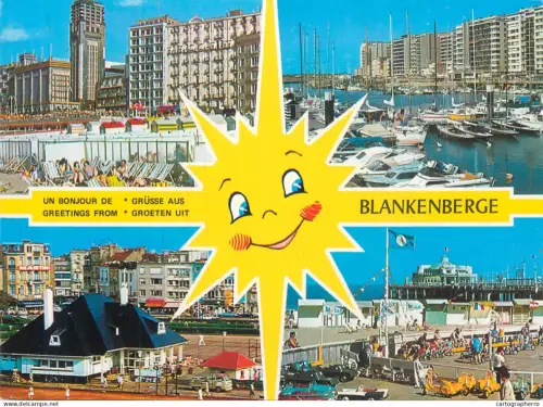 A5584 Belgium Blankenberge Pier, beach and casino