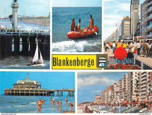 A5584 Belgium Blankenberge Pier and beach